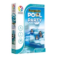 Joc logic SmartGames, Penguins Pool Party, pentru jucatori de peste 6 ani